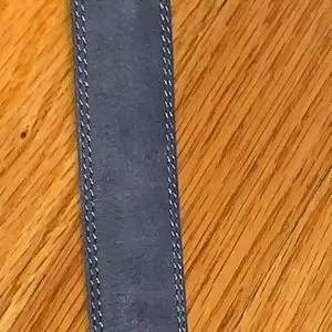 Ferrari Vintage Gray Leather Belt and Buckle Ferrari × Vintage Vintage Leather Belt Ferrari Logo Y2K  main image 2
